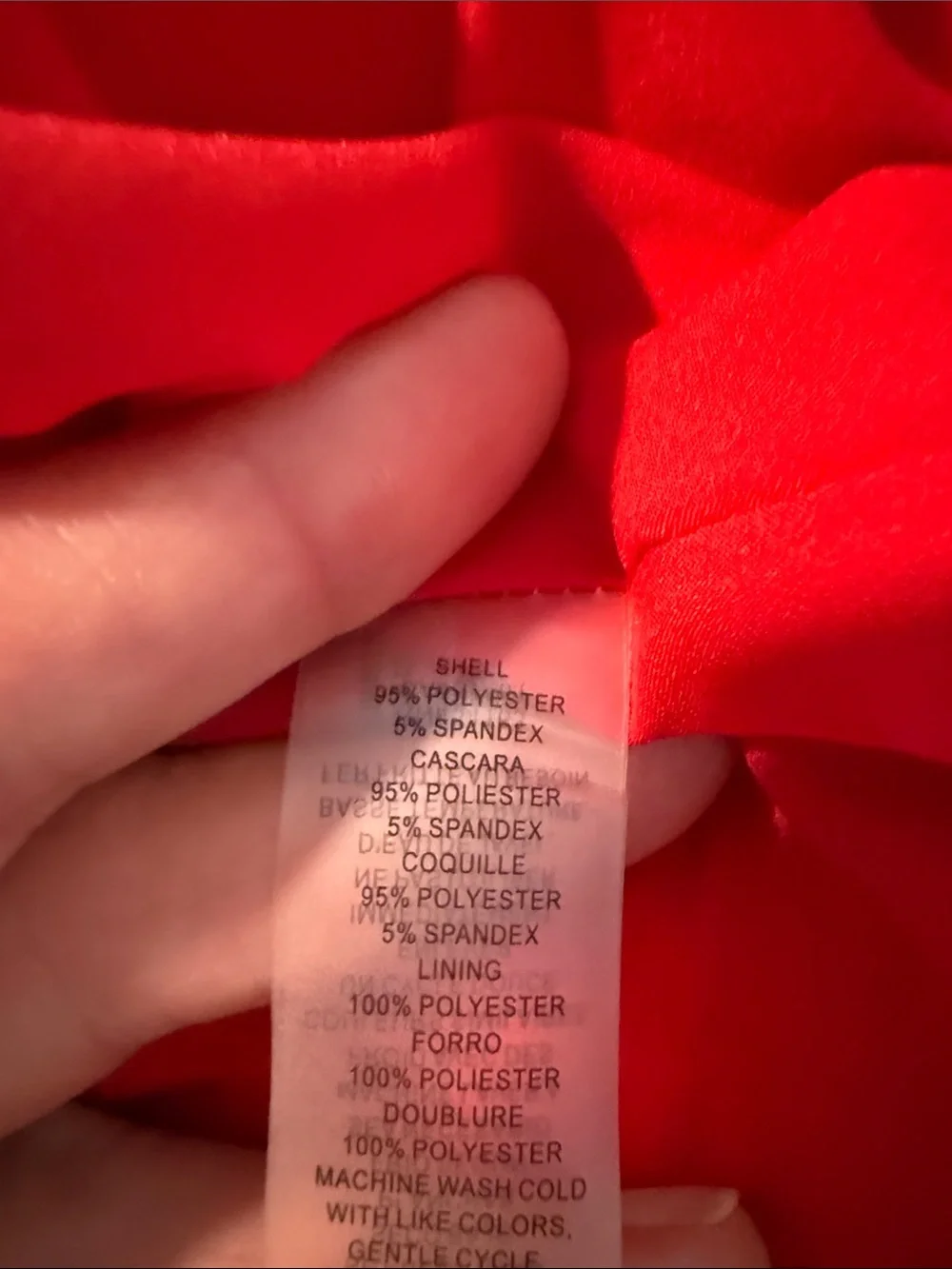 Vince Camuto Bold Red. Mid sleeve   Shift Dress. Size 8